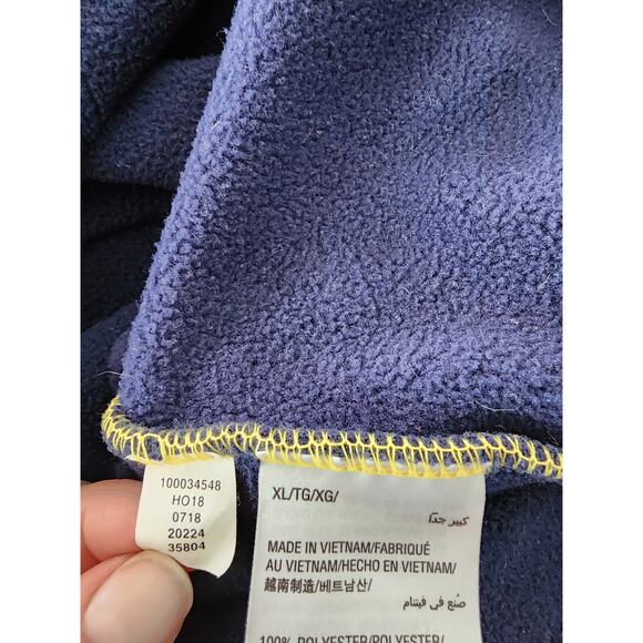 Club Room Yellow and Blue Color Block Fleece Men's Size XL - Picture 8 of 8